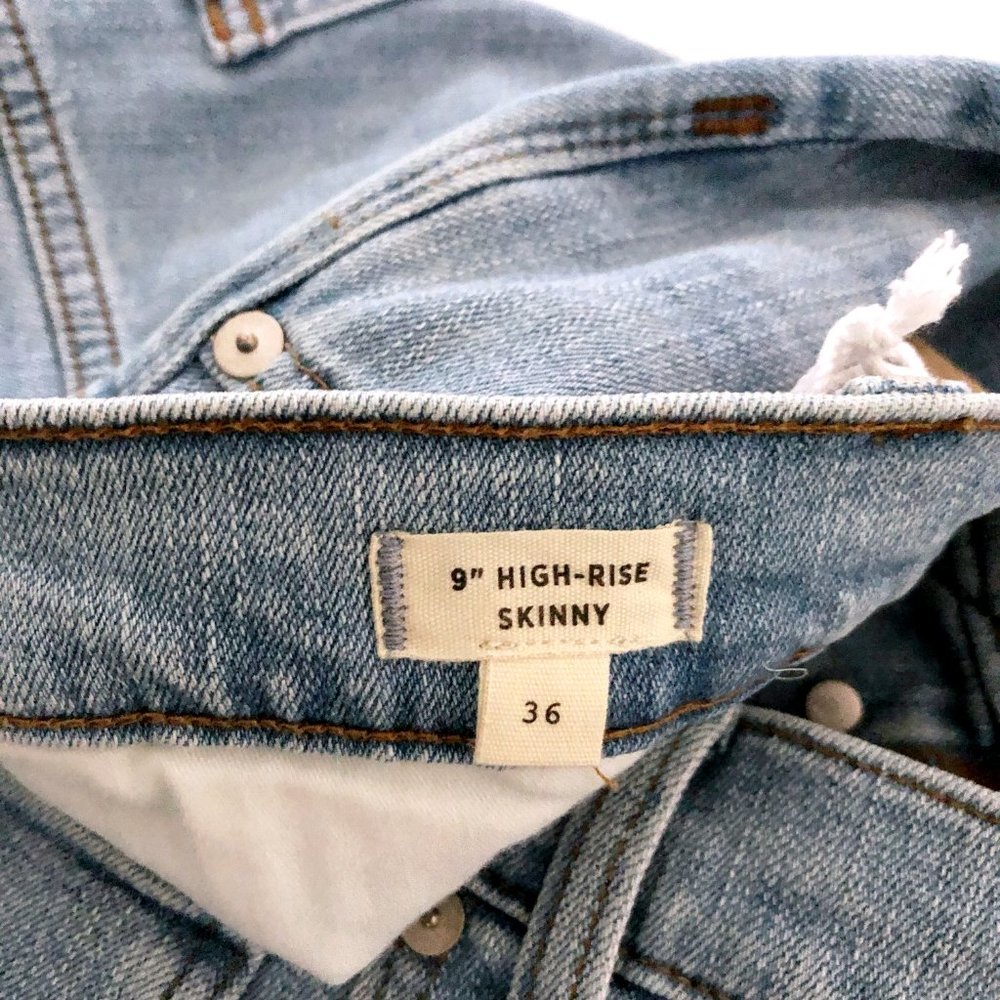 MADEWELL Women's Hi Rise Skinny Crop Jeans 36 NWT - Picture 4 of 10